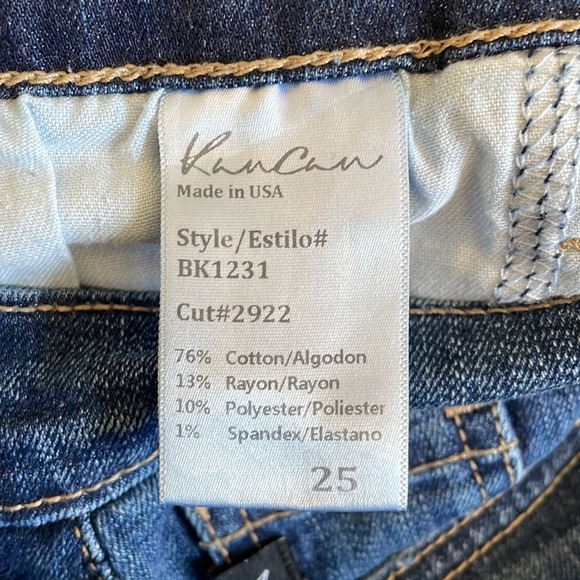 KanCan distressed jeans women’s size 25 - Picture 6 of 6